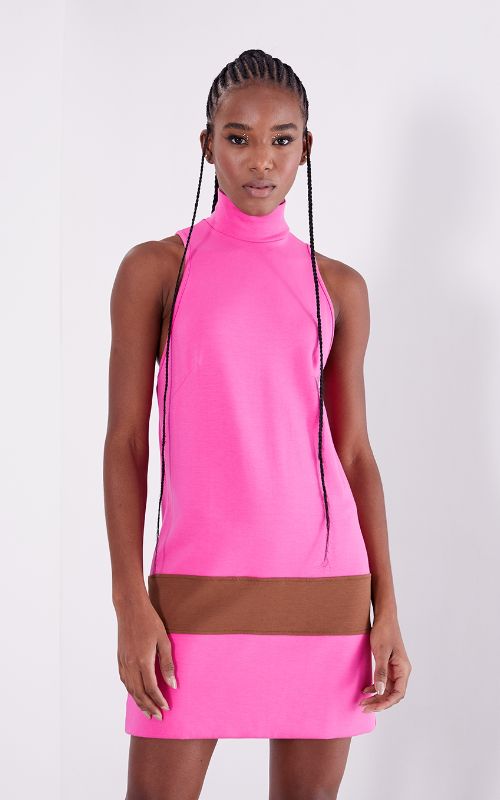 Halter Neck Dress - Open