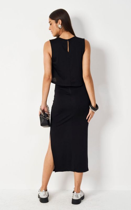 Cropped Blouse Black - Colcci