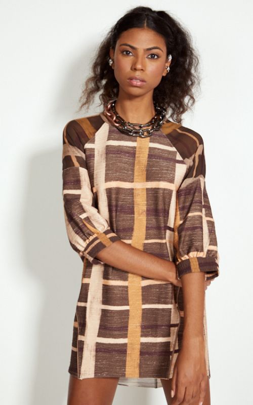 Printed T-shirt Dress - Open
