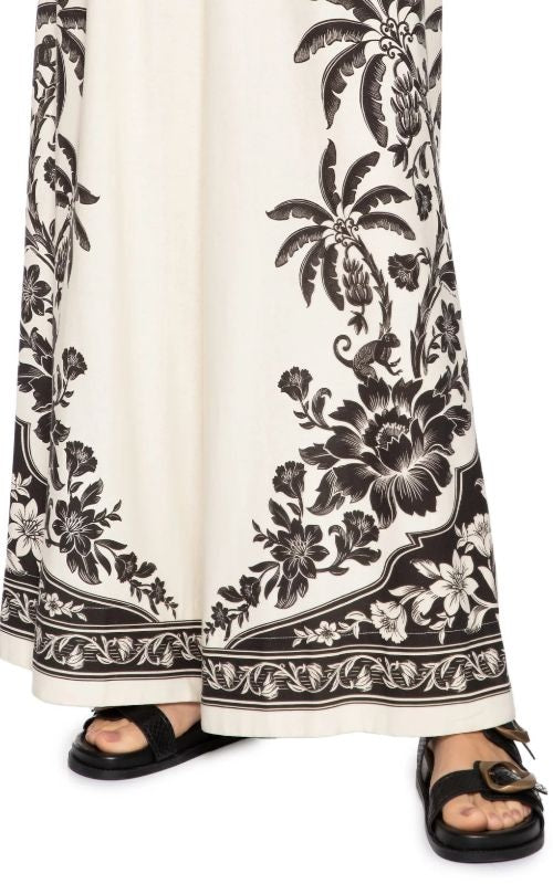 Guanacaste Halter Neck Wide-Leg Jumpsuit - Farm