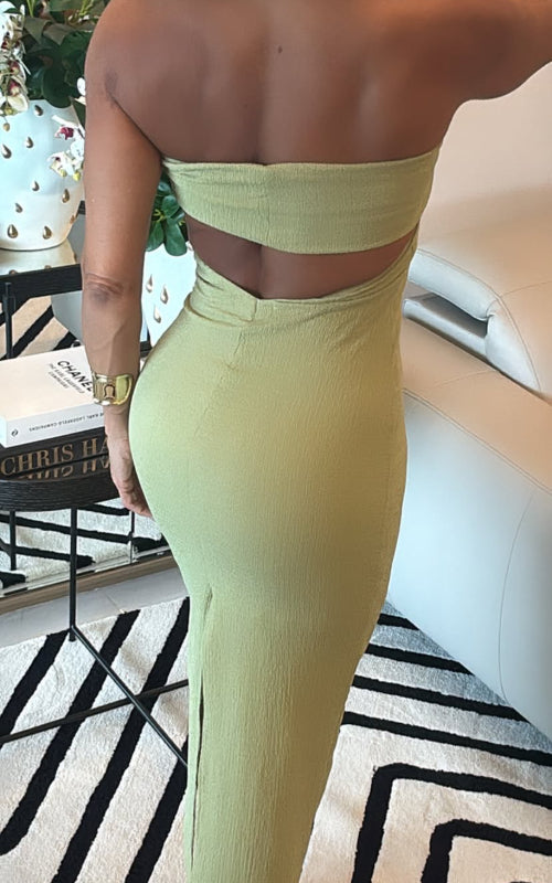 Infinity Love Strapless Midi Dress