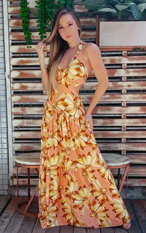 Banana Maxi Dress