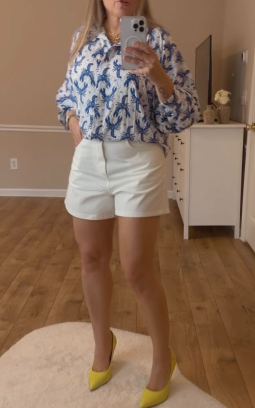 Pearl Denim Shorts