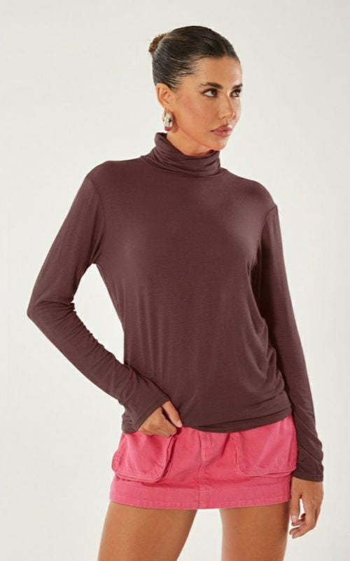 Comfy Turtleneck Blouse - Open