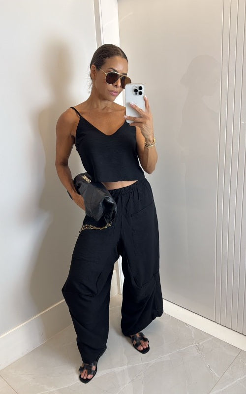 Perle Set (Blouse + Pants)