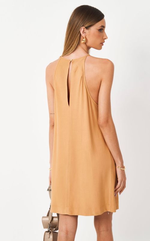 Solid Halter Dress - Colcci