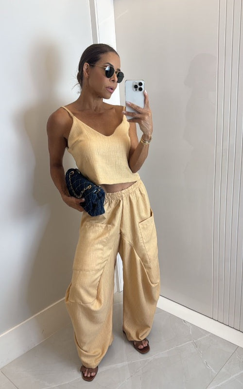 Perle Set (Blouse + Pants)