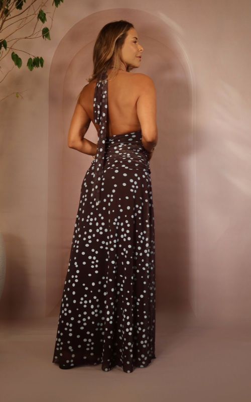 Dots Tulle Long Dress