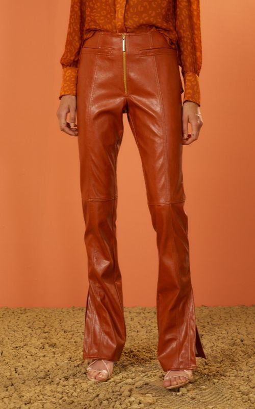 Flare Pants Brown - Isy