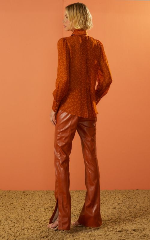 Flare Pants Brown - Isy