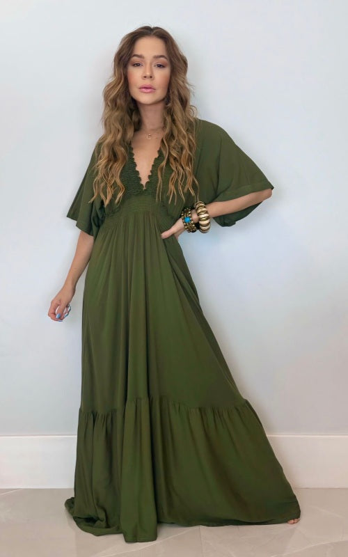 Butia Color Maxi Dress