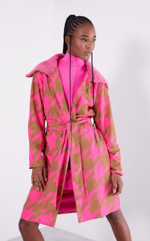 Pied Poul Coat