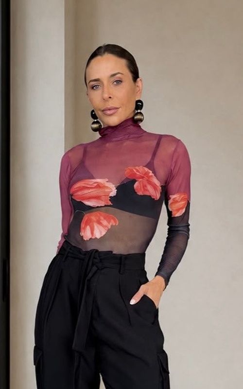 Floraine Tule Blouse