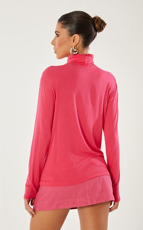 Comfy Turtleneck Blouse - Open