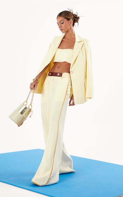 Merengue Pocketed Blazer - Open