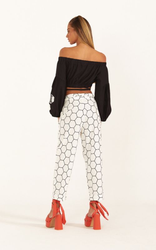 Beehive Pocketed Pants - Open