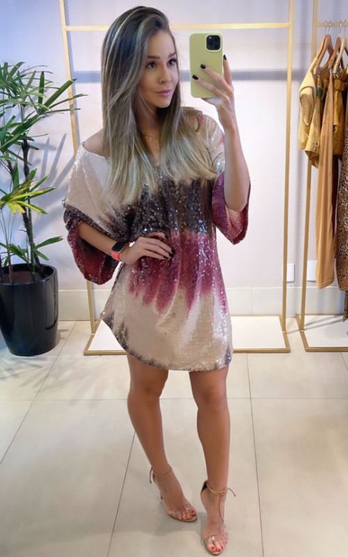 Zane Sequins Mini Dress