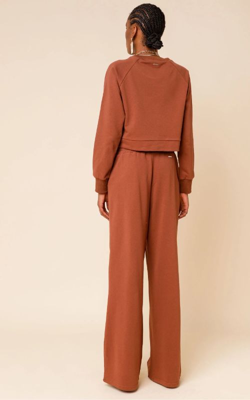 Set Cropped Sweatshirt + Pants